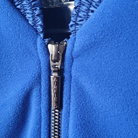 Airfield 2 pc Cobalt Blue Fleece jacket and pants - Picture 4 of 16